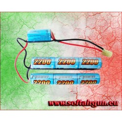 E-TANG POWER BATTERIA NI-MH 8.4V X 2200MAH VERSIONE CQB...