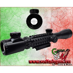 JS-TACTICAL OTTICA LENTE 40MM ZOOM 3X-9X (JS-3-9X40RAIL)