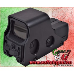 JS-TACTICAL RED DOT OLOGRAFICO COMPATTO NERO (JS-RD551)