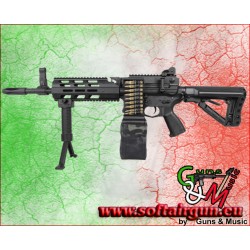 G&G FUCILE ELETTRICO CM16 LMG STEALTH (GG-CM16LMGS)