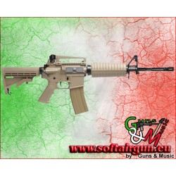 G&G FUCILE ELETTRICO GR16 CARBINE PLASTIC BLOW BACK TAN...