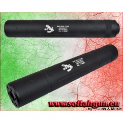 CYMA SILENZIATORE NAVY SEAL TEAM 195mm x 30mm TIPO A...