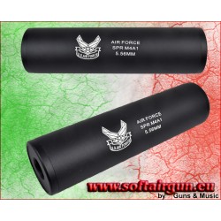 CYMA SILENZIATORE AIR FORCE 130mm x 35mm TIPO B (HY-186B)