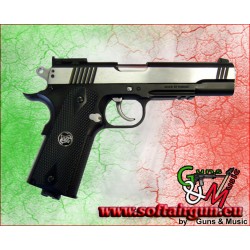 WIN GUN PISTOLA A CO2 SCARRELLANTE NERA/SILVER (C 601BC)