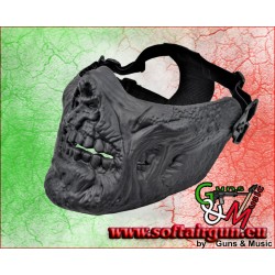 MASCHERA TATTICA ZOMBIE COLORE NERO (WO-MA67B)