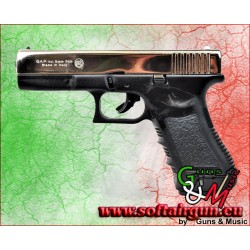 BRUNI PISTOLA A SALVE GAP CALIBRO 9MM NIKEL (BR-1401N)