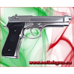 WE PISTOLE A GAS ARGENTO 92 fs (W051S)