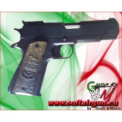 HFC PISTOLA A GAS NERA 1911 CARRELLO FISSO (HG 123B)