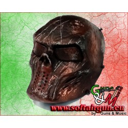 MASCHERA BLOODED SKULL CUSTOM dipinta a mano(WO-MA79c1)