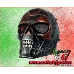 Maschera Terminator dipinta a mano Custom mShop (