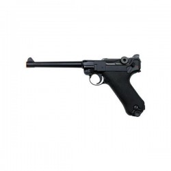 WE PISTOLA A GAS P08 NERA LUGER CANNA 6" (W-P08M)