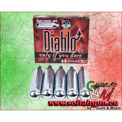 DIABLO BOMBOLETTE CO2 12g SET DA 5 PEZZI (C5DIABLO)