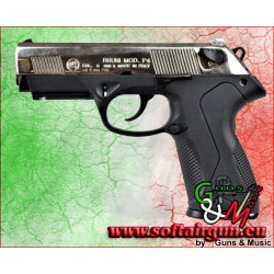 PISTOLA CALIBRO 8mm A SALVE P4 NIKEL BRUNI (BR-2600N)