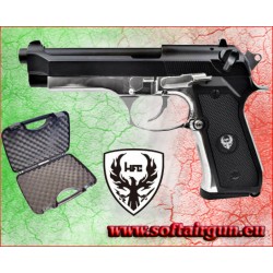 PISTOLA M9 FULL METAL A GAS HG-194 NERA/ARGENTO HFC (HG...