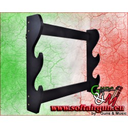 Espositore Supporto Stand in Legno a Parete per 2...