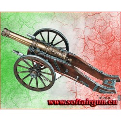 CANNONE 75CM FRANCESE truppe Luigi XIV ROLEGUN