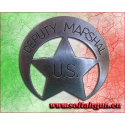 Distintivo con stella da sceriffo Us Deputy Marshal Badge...